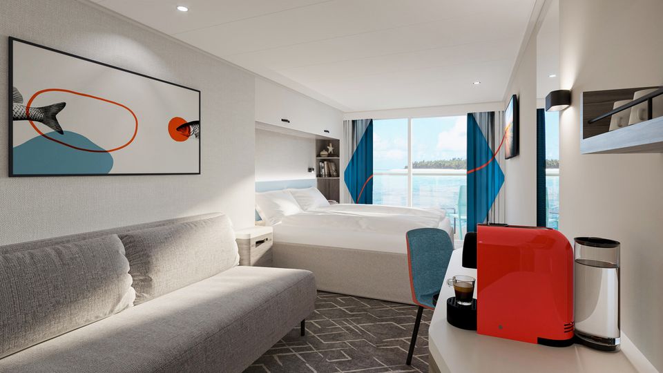 Mein Schiff Relax_Double Balcony Standard(c)TUICRUISES Mein Schiff Relax_Double Balcony Standard(c)TUICRUISES