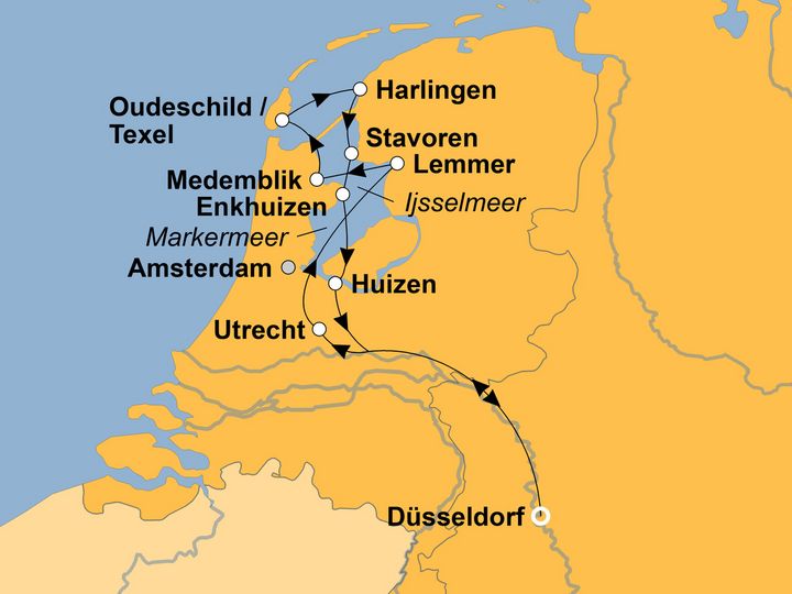 Ihre Reiseroute