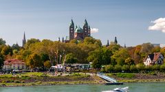 Blick auf den Rhein in Speyer