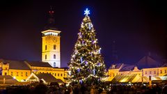 Weihnachtsmarkt in Budweis
