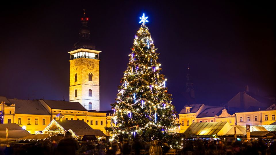 Weihnachtsmarkt in Budweis