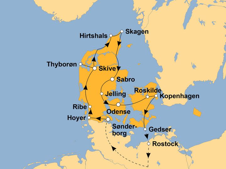 Ihre Reiseroute