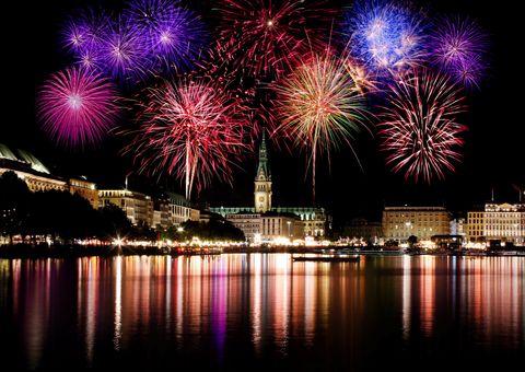 Feuerwerk Hamburg Alster