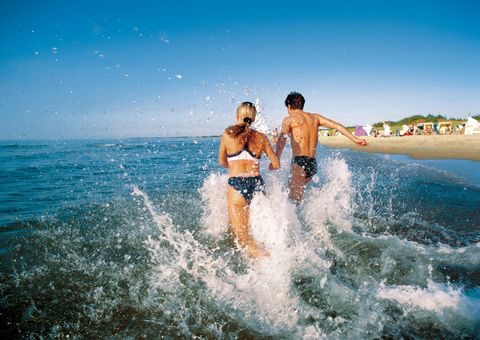 Badespass in der Ostsee