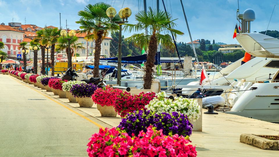 Hafenpromenade in Porec