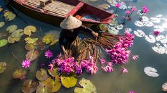 Yen Fluss in Vietnam