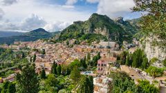 Blick auf Taormina