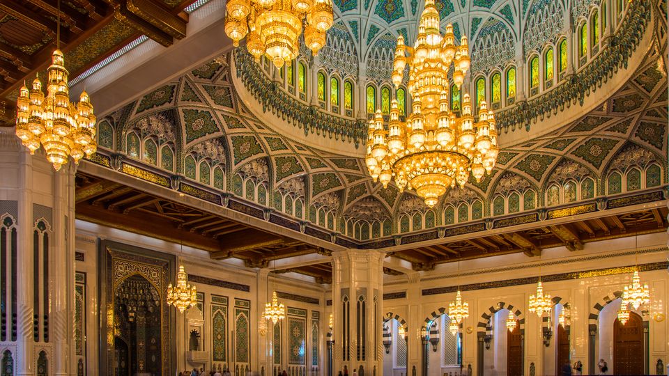 Große Sultan-Qabus-Moschee Muscat Oman