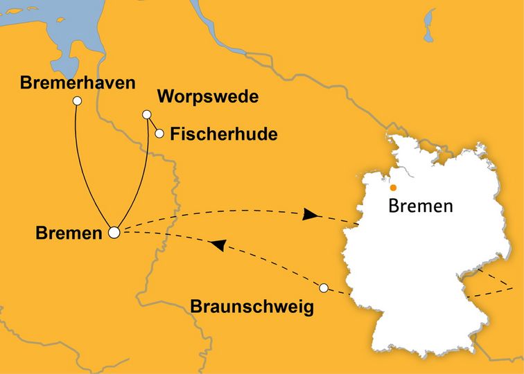 Ihre Reiseroute