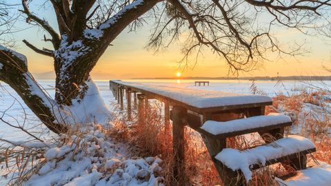 Winterstimmung am Chiemsee