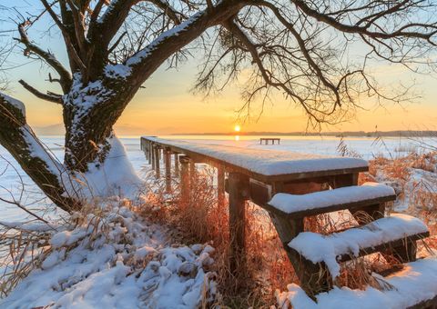 Winterstimmung am Chiemsee