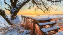 Winterstimmung am Chiemsee