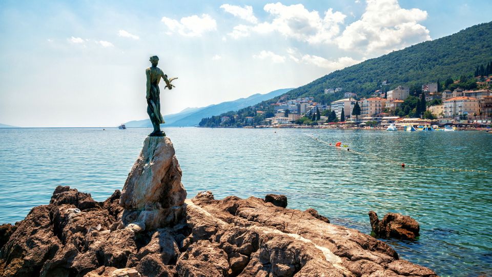 Statue in Opatija
