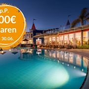 Villaggio Stromboli, Ricadi, Pool am Abend