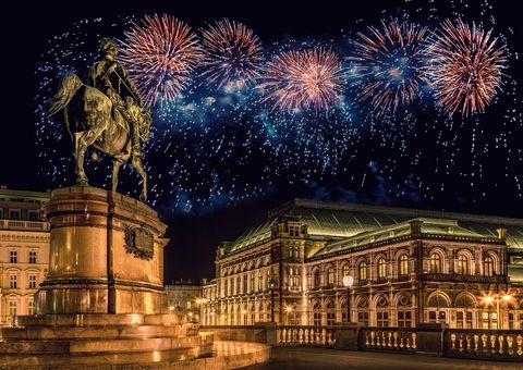 Feuerwerk in Wien 