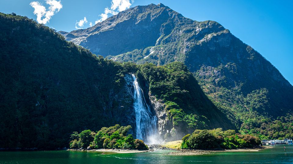 Wasserfall Fjordland Nationalpark