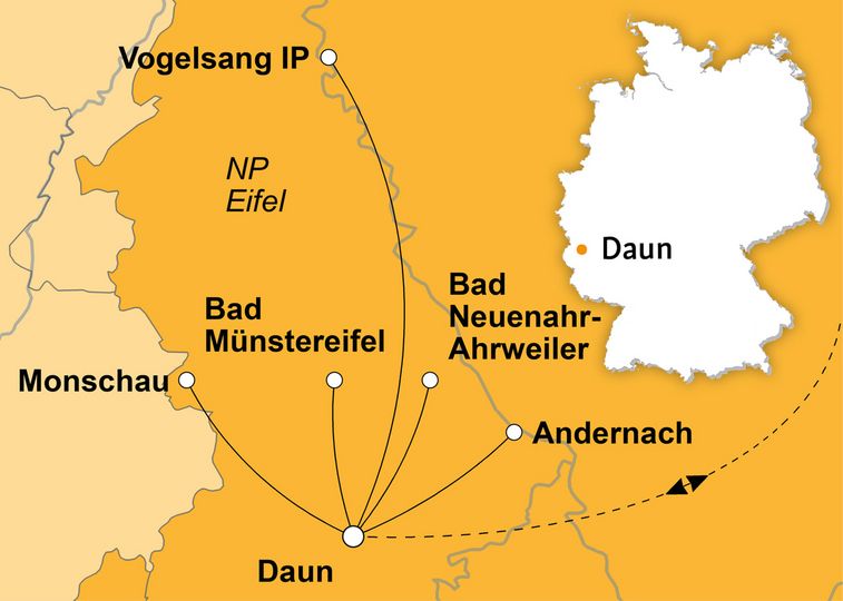 Ihre Reiseroute