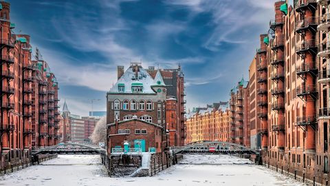 Speicherstadt Hamburg im Winter