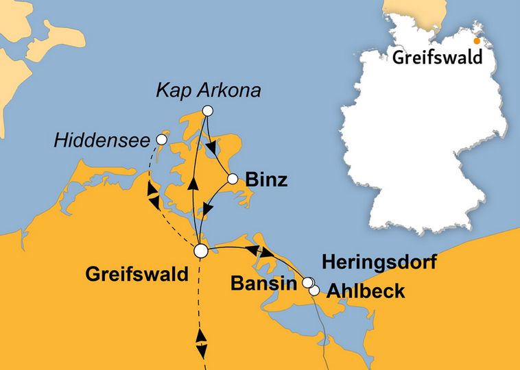 Ihre Reiseroute