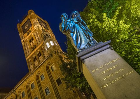 Torun mit Kopernikus-Denkmal 