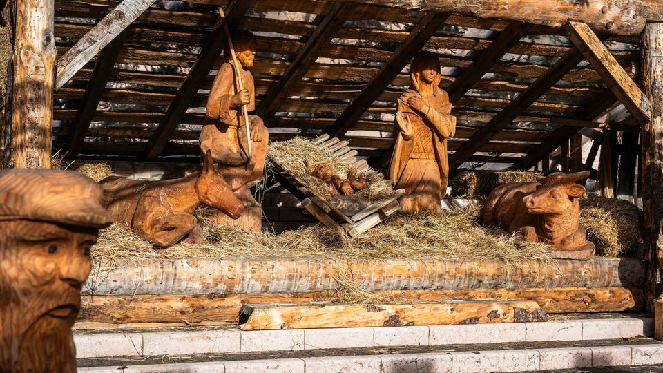 Weihnachtskrippe in Levico