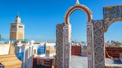 Blick auf Tunis