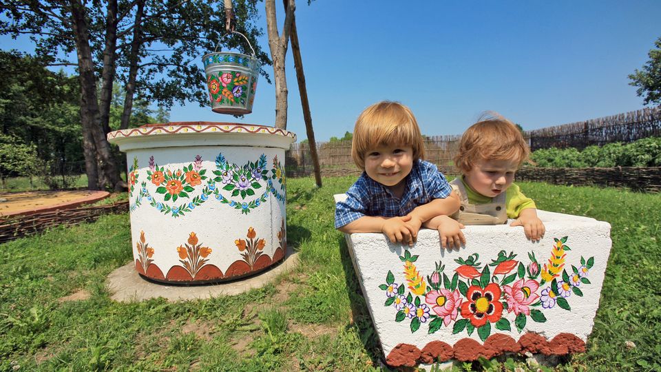 Tradition, Kinder in den Masuren