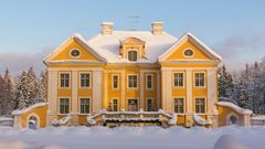 Gutshof Palmse im Winter
