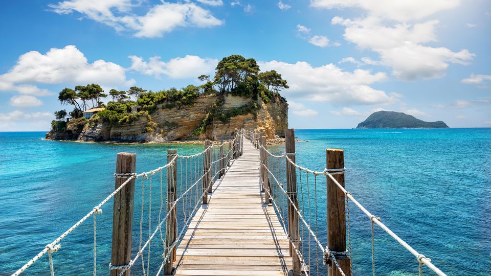 Insel Agios Sostis bei Zakynthos