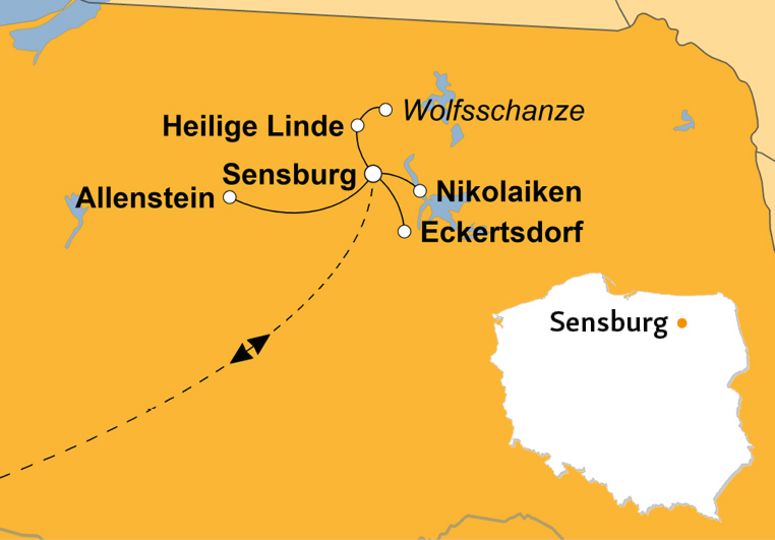 Ihre Reiseroute