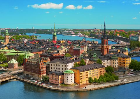 Blick auf Stockholm