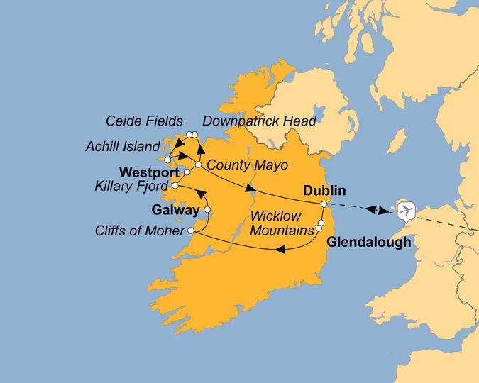 Ihre Reiseroute ©www.stepmap.de Ihre Reiseroute