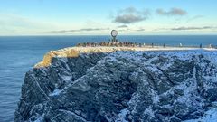 Nordkap im Winter