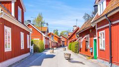Rote Häuser in Trosa
