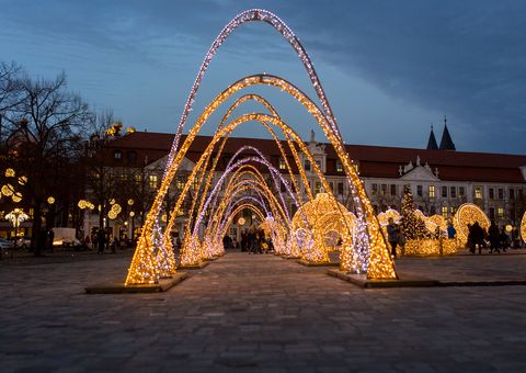 Magdeburger Lichterwelt auf dem Domplatz