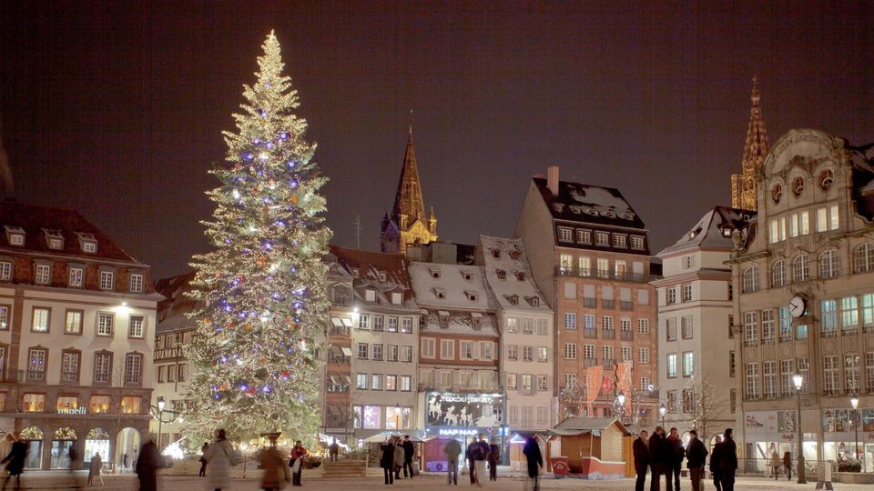 Straßburg im Schnee