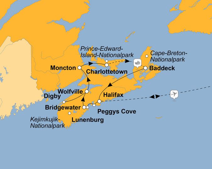 Ihre Reiseroute ©www.stepmap.de Ihre Reiseroute