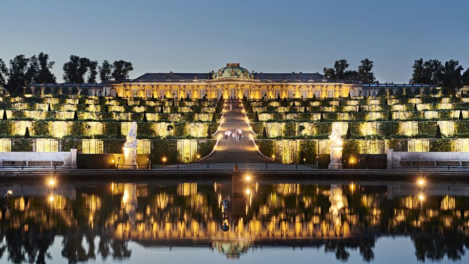 Potsdamer Schlössernacht, Sanssouci ©DZT, Jens Wegener Potsdamer Schlössernacht, Sanssouci