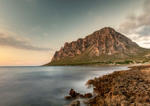 Blick auf Monte Cofano Sizilien