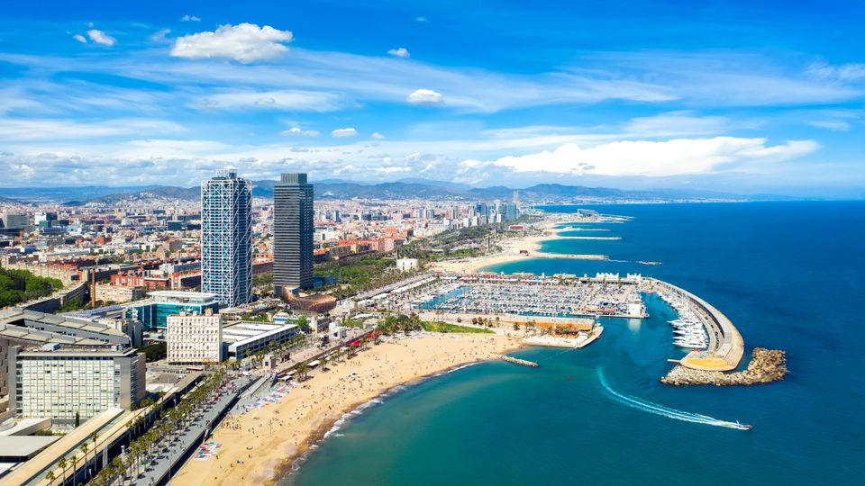 Barcelona, Strandblick
