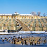 Potsdam, Schloss Sanssouci im Winter