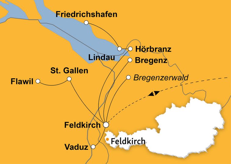 Ihre Reiseroute