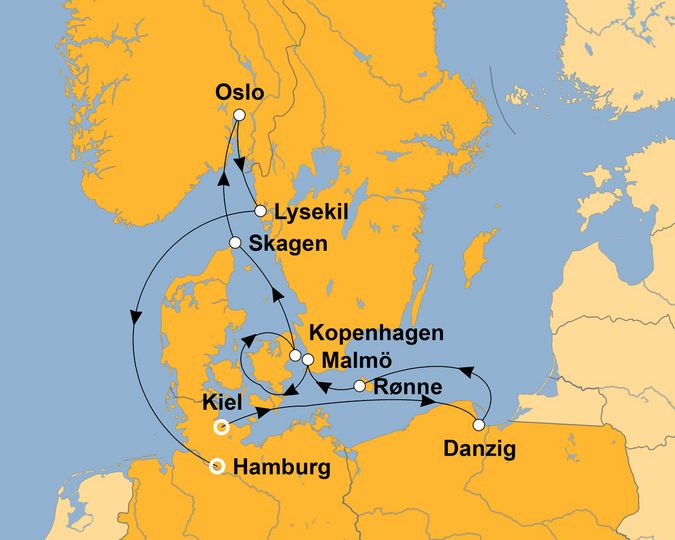 Ihre Reiseroute