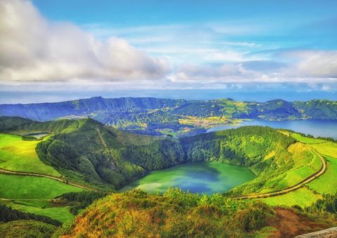 Lagoa Verde Azoren Kraterseen