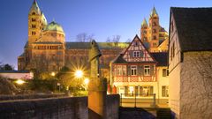 Speyer, Dom am Abend