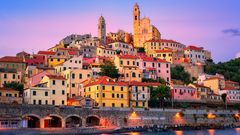 Cervo Ligurien am Abend