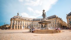 La Bourse Platz in Bordeaux