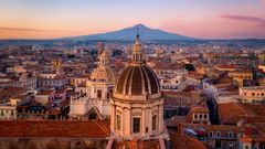 Catania mit Blick auf den Ätna