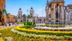 Plaza de Armas in Lima City