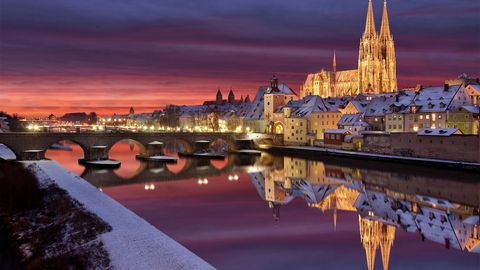 Regensburg im Winter